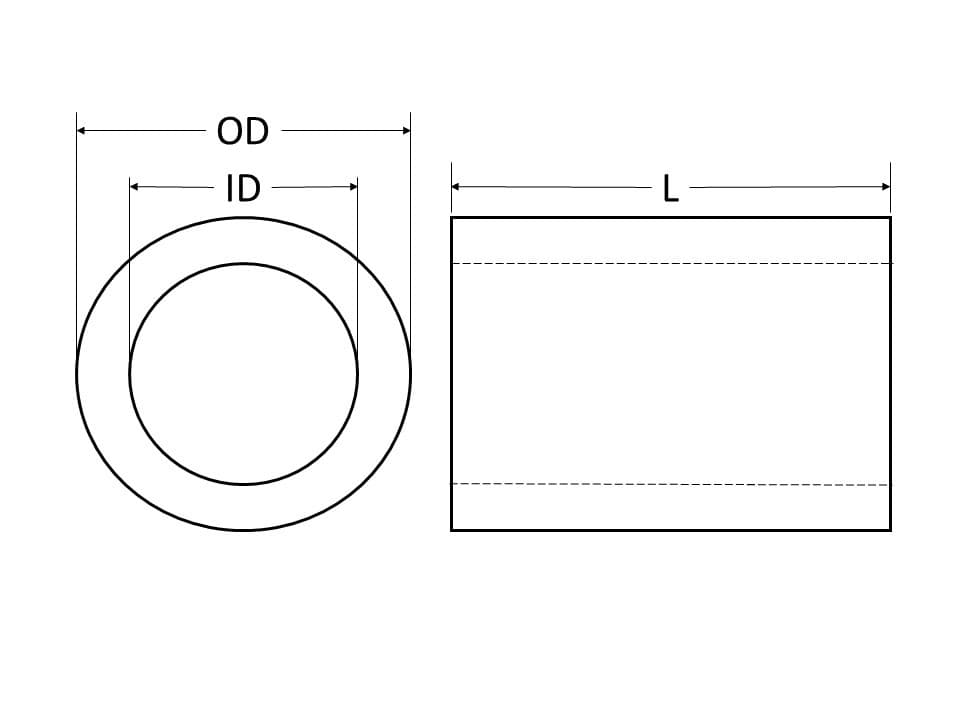 LAIRD 28B0562 3x MEDIUM 1/4" CYLINDRICAL FERRITE EMI NOISE SUPPRESSION CHOKE 2