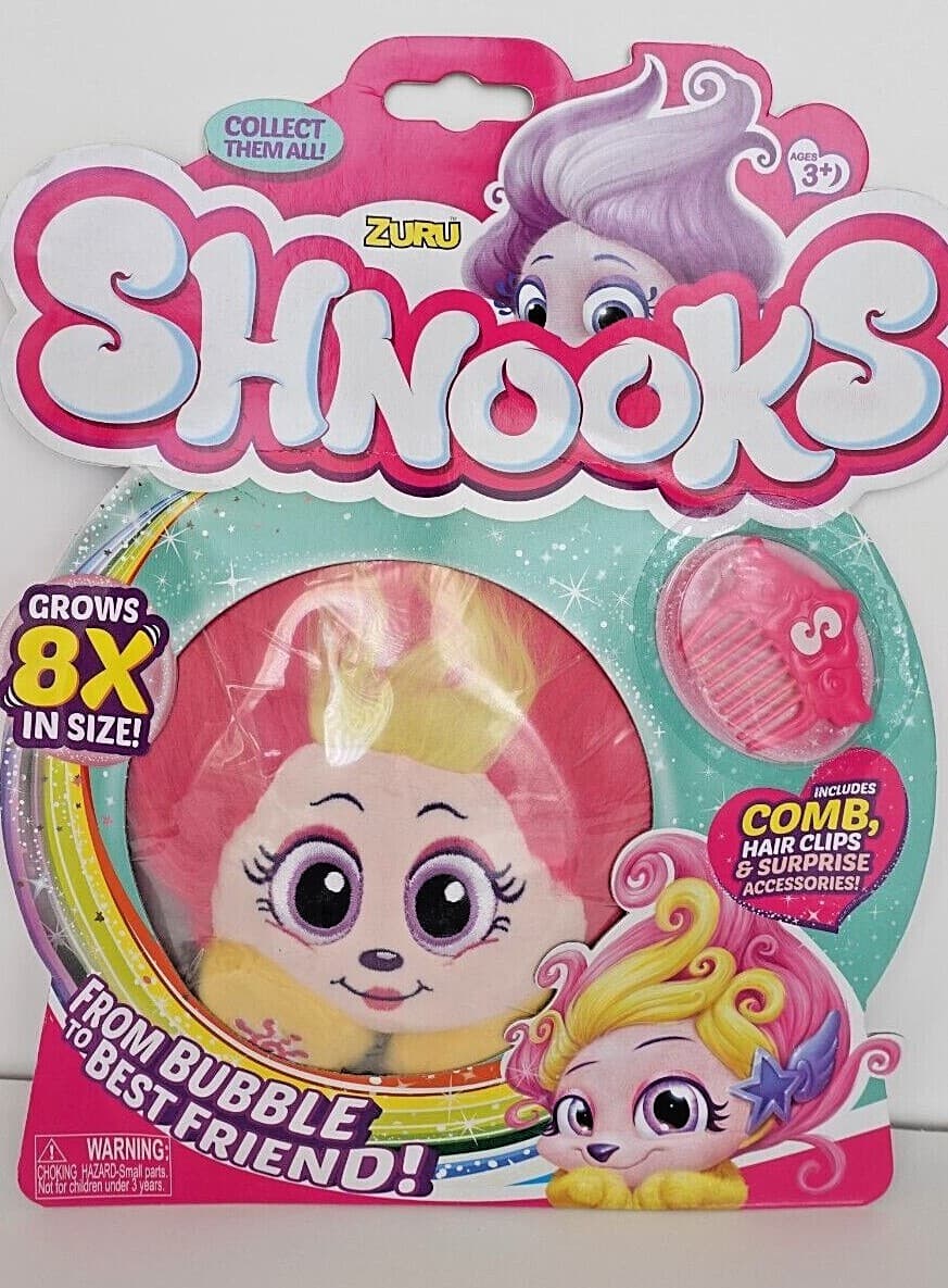 Choose Zuru Shnooks Soft Plush Toy with Accessories - Scented NEW