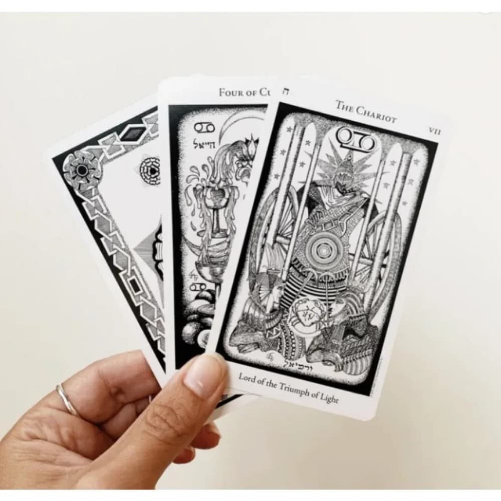 10.3 X 6cm Hermetic Tarot Fortune Telling Prophet Tarot UK Rare Vintage Cards 4