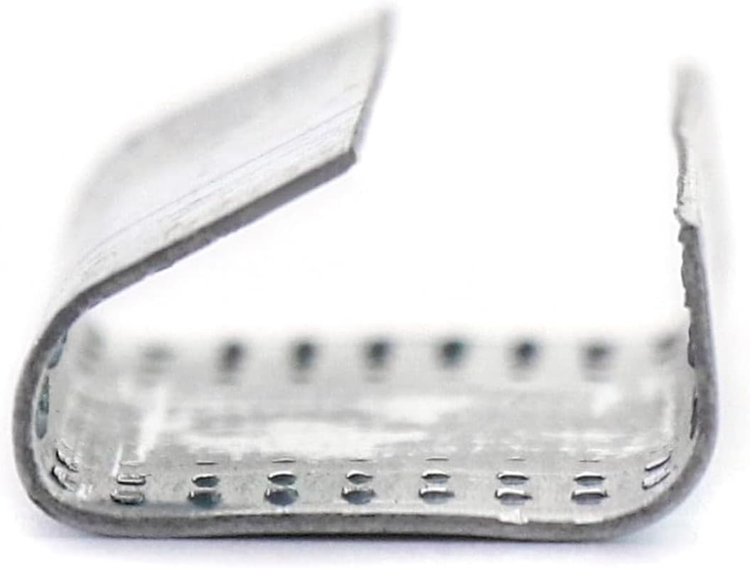 Seals for 1/2" Strap Width Steel Strapping, 500 Pcs Metal Clips for Firmly Secur 3