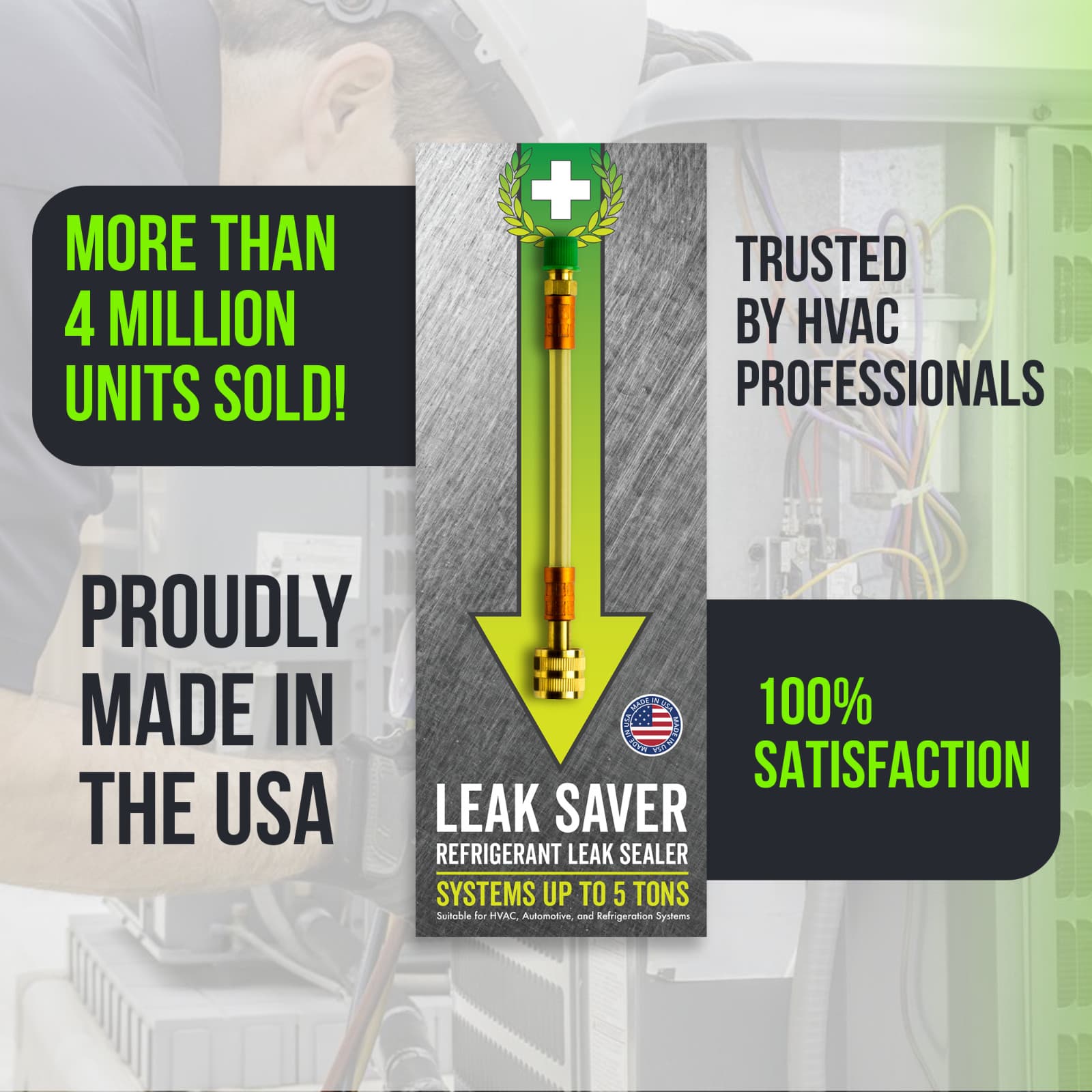 Leak Saver Direct Inject Refrigerant Leak Sealer for HVAC and Automotive Systems 6