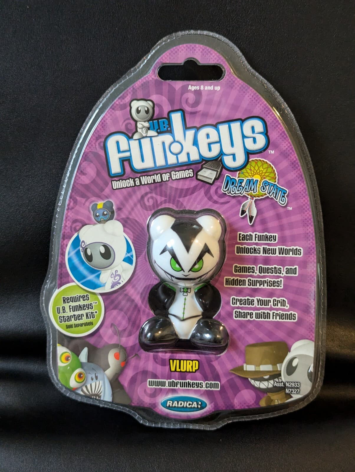 2008 UB Funkeys Vlurp Rare R Dream State New Sealed NIB White