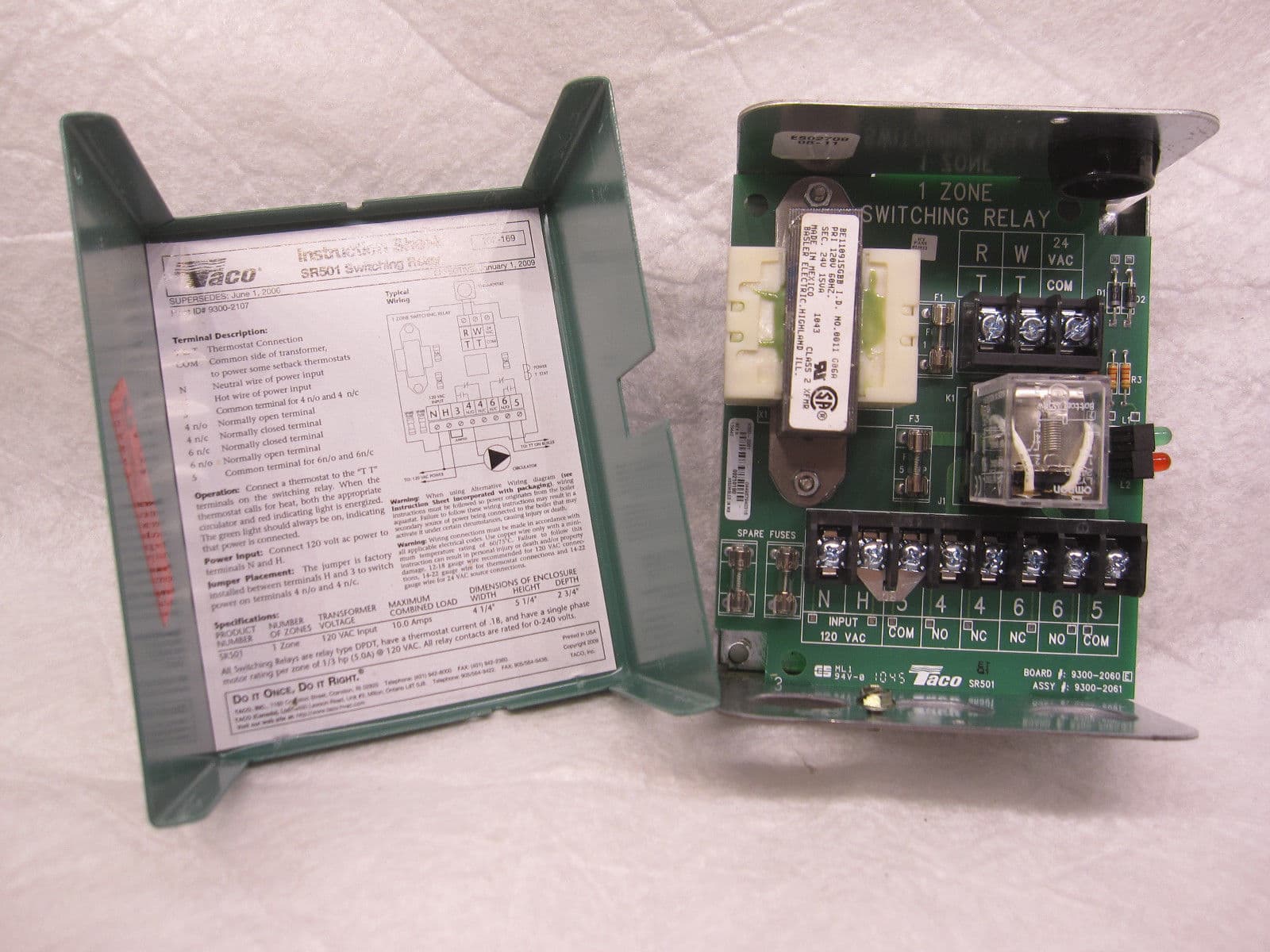 24 volt Replacement Switching Relay (REPLACEMENT RELAY ONLY) Taco/Argo Relay Box 3