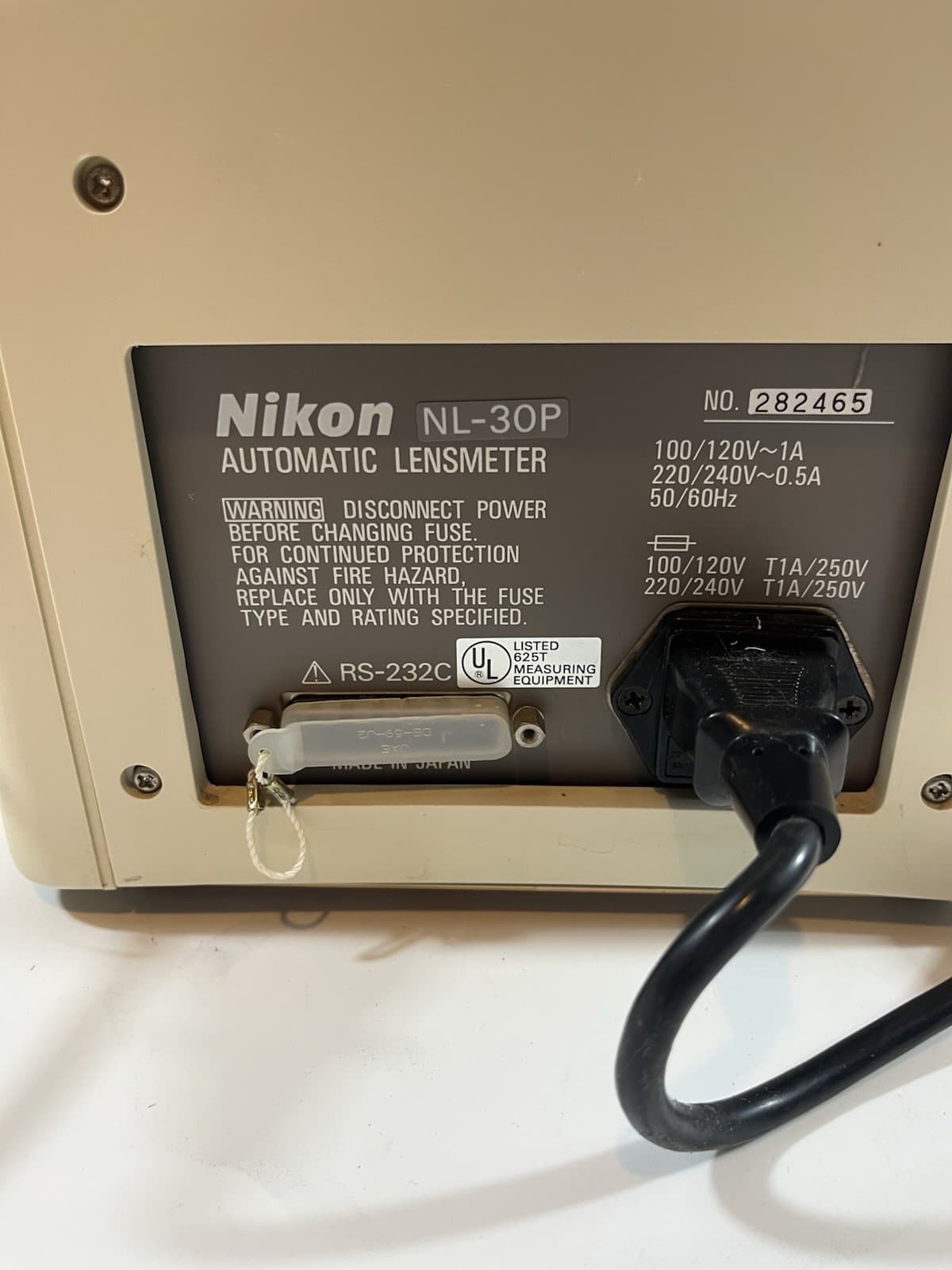 Nikon NL-30P Lensmeter Automatic Optometry Optic Machine 3