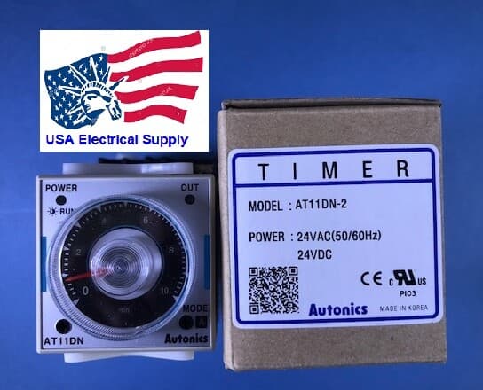 AT11DN-2 Autonics Analog Timer 24VAC/VDC With Socket Base 11pin