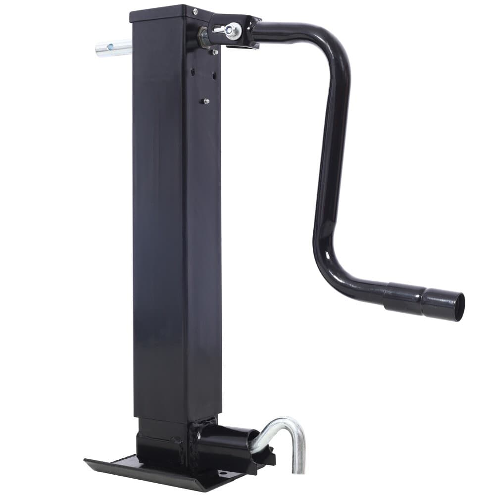 Weld On Trailer Jack 12000 lbs Capacity Sidewind Crank 26 Inch Travel Heavy-Duty 6