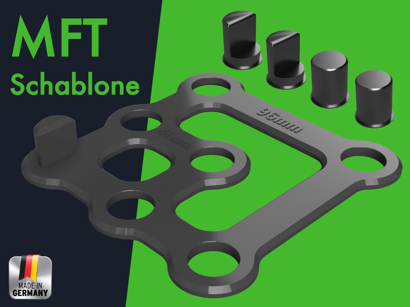 Drilling Jig for 20mm MFT/3 Hole Bench Hook Bench Dog Drill Jig