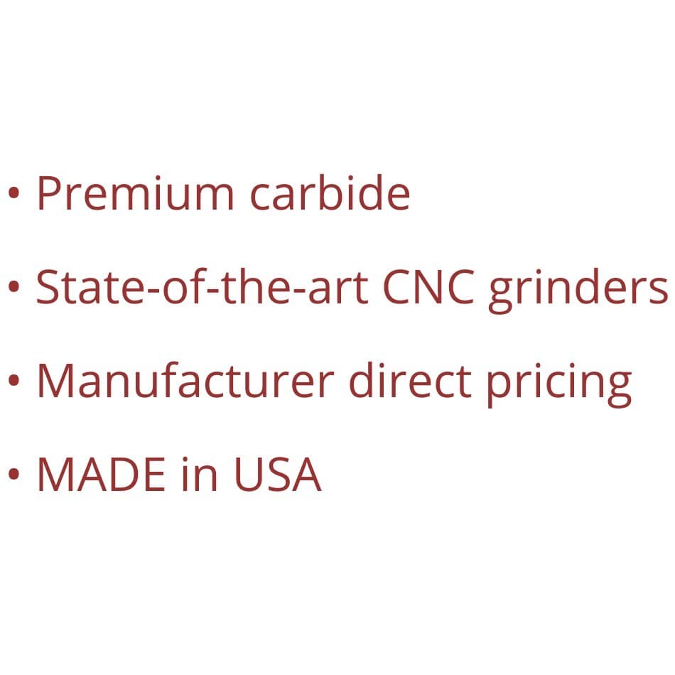 5 Pack 1/8" Solid Carbide End Mills – 4 Flute Stub Length TiAlN Coated USA 3
