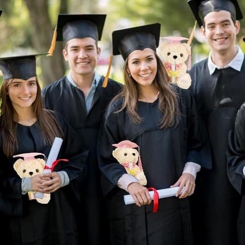 Class of 2025 Graduation Bear - Kindergarten Pink Graduation Bear-you Did It 5