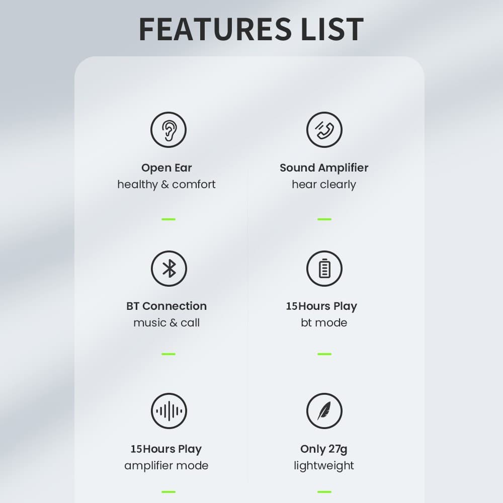 Specially designed noise reducing bone conduction hearing aids for the elderly 5