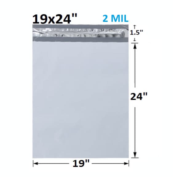 Poly Mailers Shipping Envelopes Self Sealing Plastic Mailing Bags 2 MIL