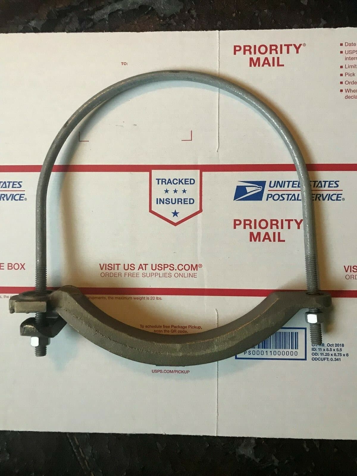 BURNDY Grounding Connector,Mechanical,Cu Alloy, GAR3907 8" pipe clamp