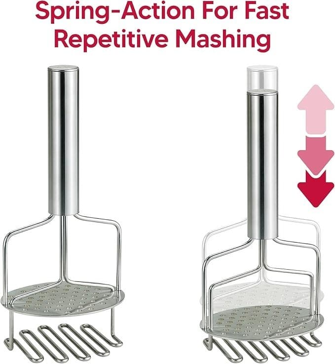 The World’s Greatest Dual Action Potato Masher and Ricer 18/8 Stainless Steel 5
