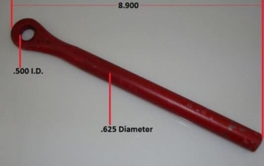 49394D Forged LH Light Bracket Post for Farmall A B BN Super A 100 130 Tractor 2