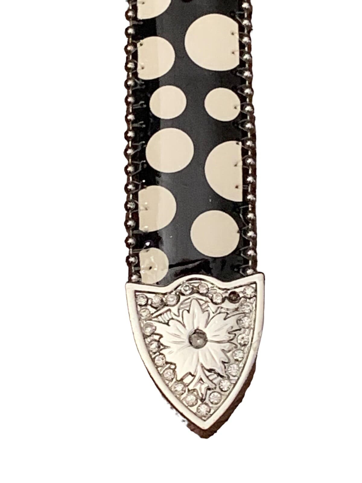 Blazin Roxx Western Bling Belt Polka Dots Girls New Size 26 3