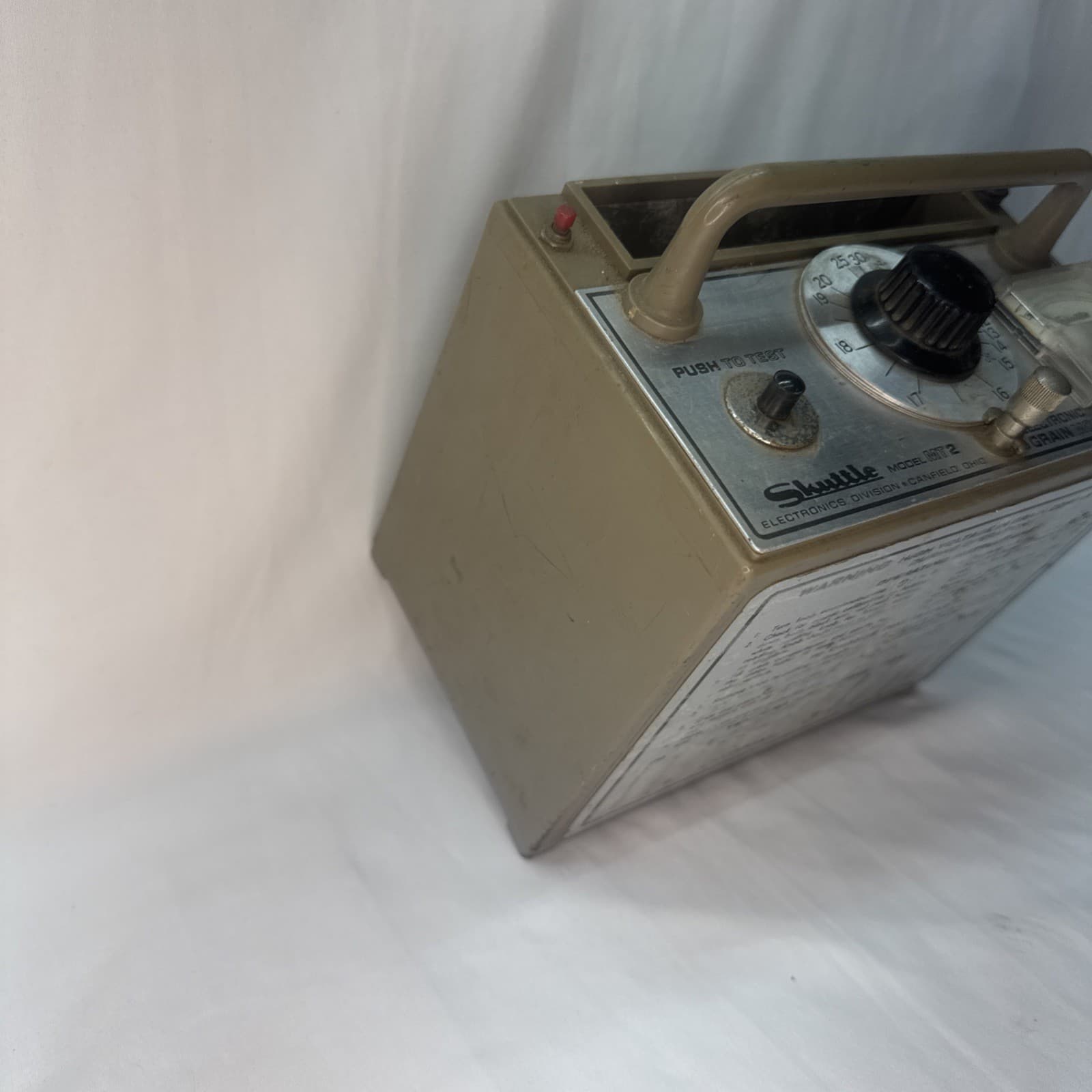 Vintage Shuttle Mt2 Grain Moisture Tester Collectible Agricultural Tools 3