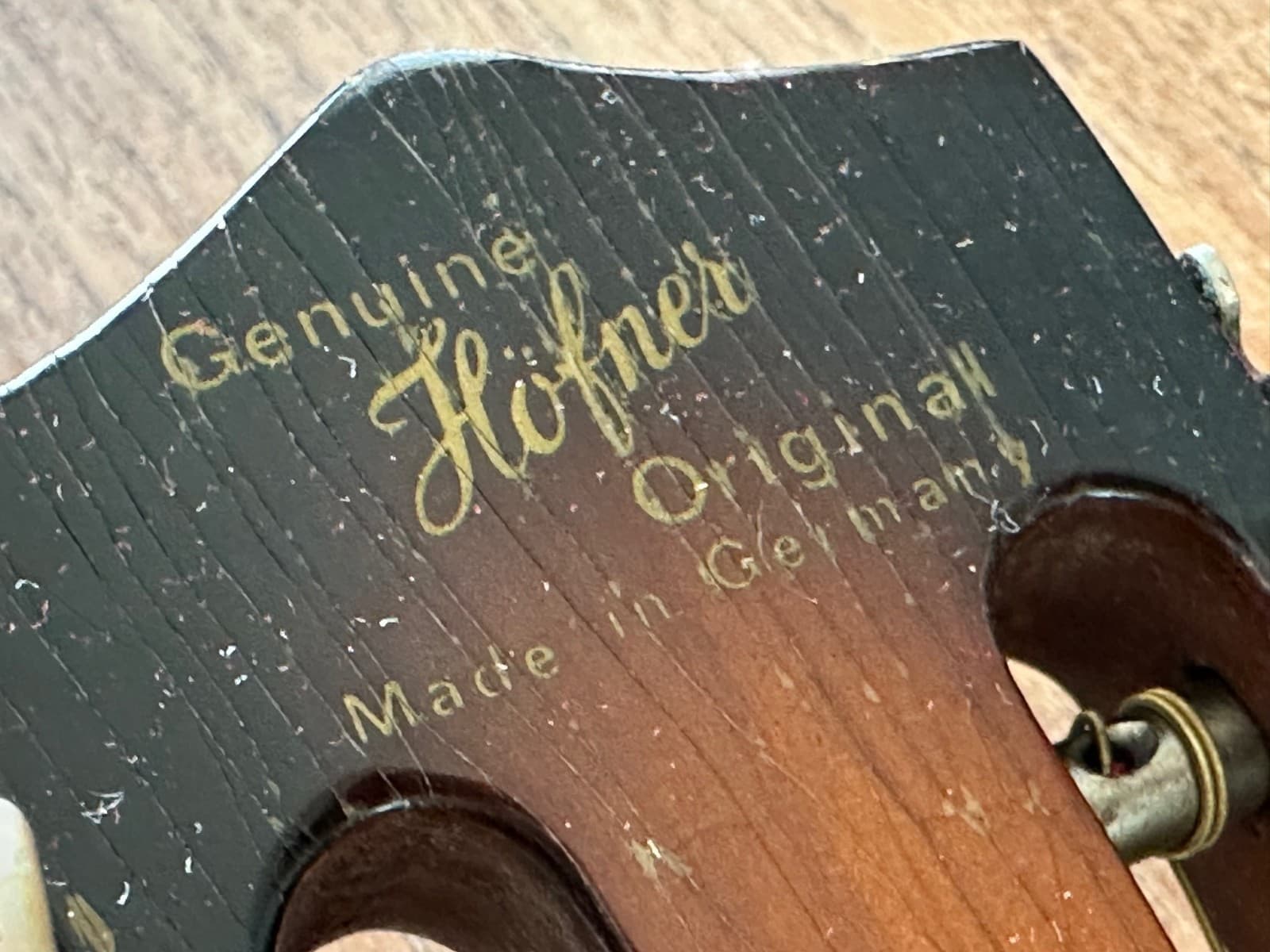 HOFNER Vintage Mandolin Genuine Original F Holes Sunburst Made in Germany 2
