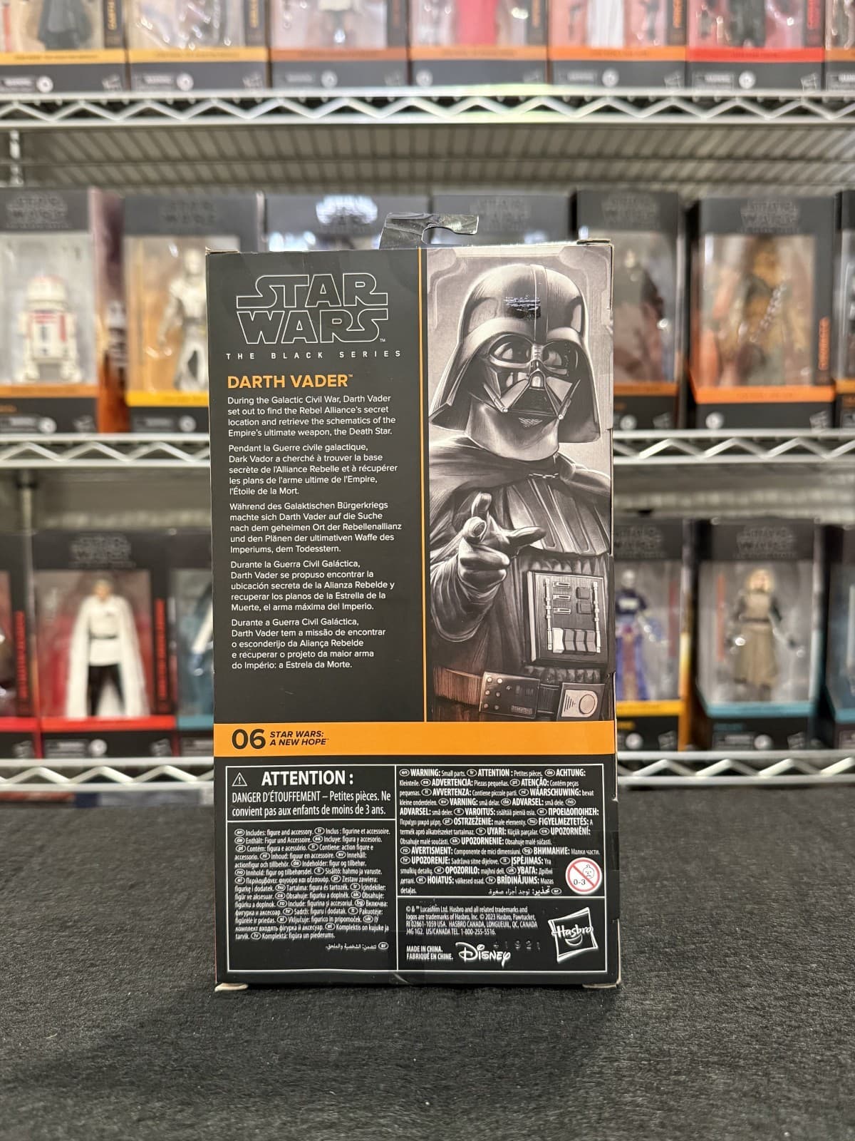 Star Wars: The Black Series 6" Darth Vader (A New Hope) Action Figure Hasbro 3