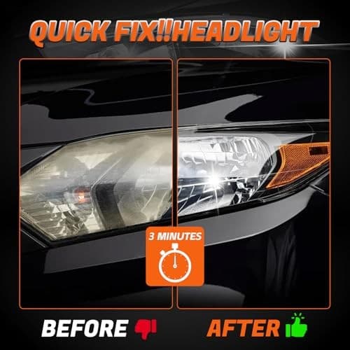 Headlight Restoration Kit Headlight Cleaner Head Light Cleaner Removing  4