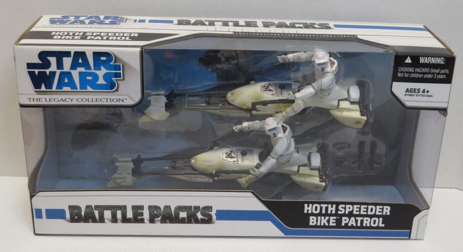 STAR WARS CLONE WARS BATTLE PACKS HOTH SPEEDER BIKE PATROL NIB