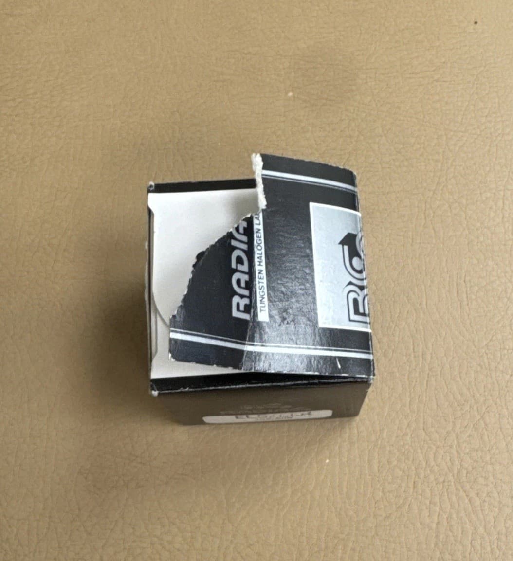 Radiac Tungsten Halogen Projection Bulb ELS/ELR 16V 50W 4 QTY  NOS 2