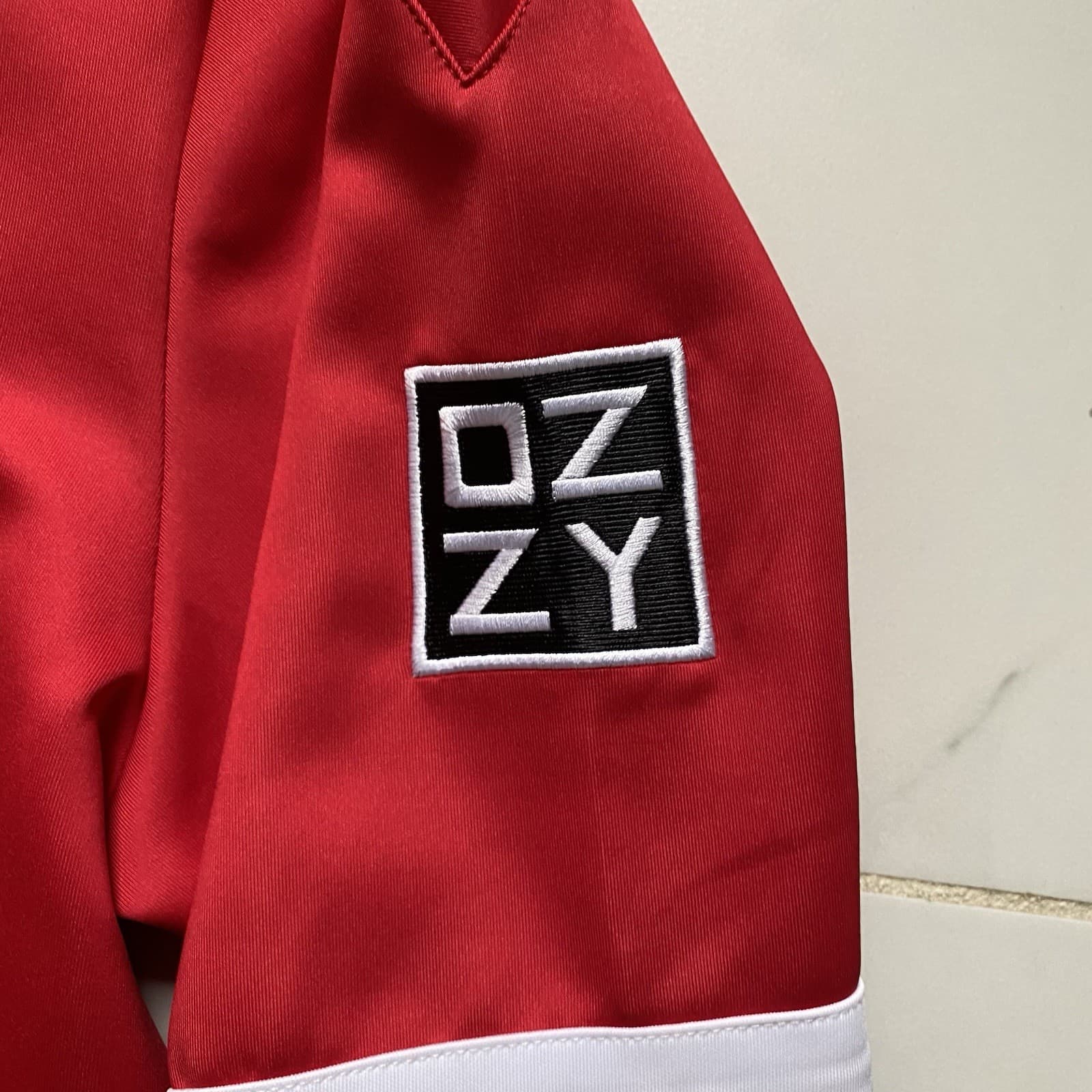 2019 Ozzy Osbourne Speak of the Devil Hockey Jersey Size 3XL Red Black Bat 6