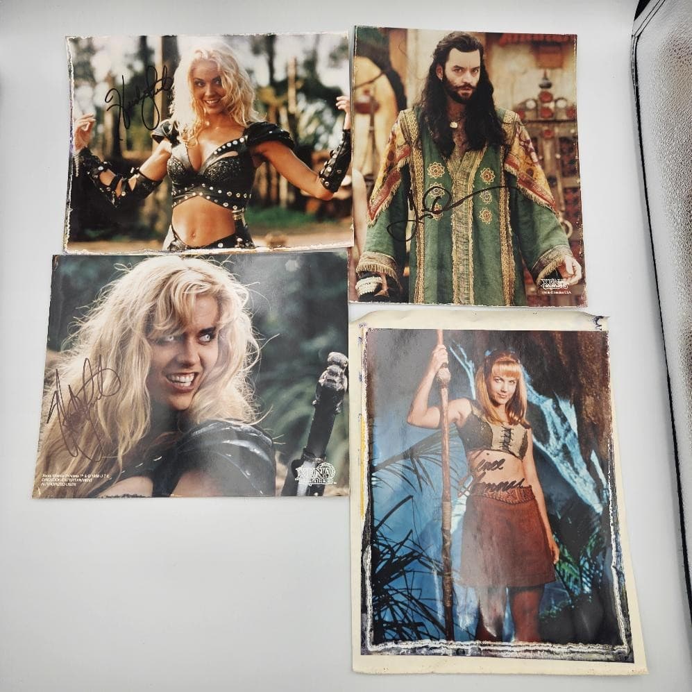 Xena Warrior Princess & Hercules Signed Collectors Lot Trading & Postcards READ 2