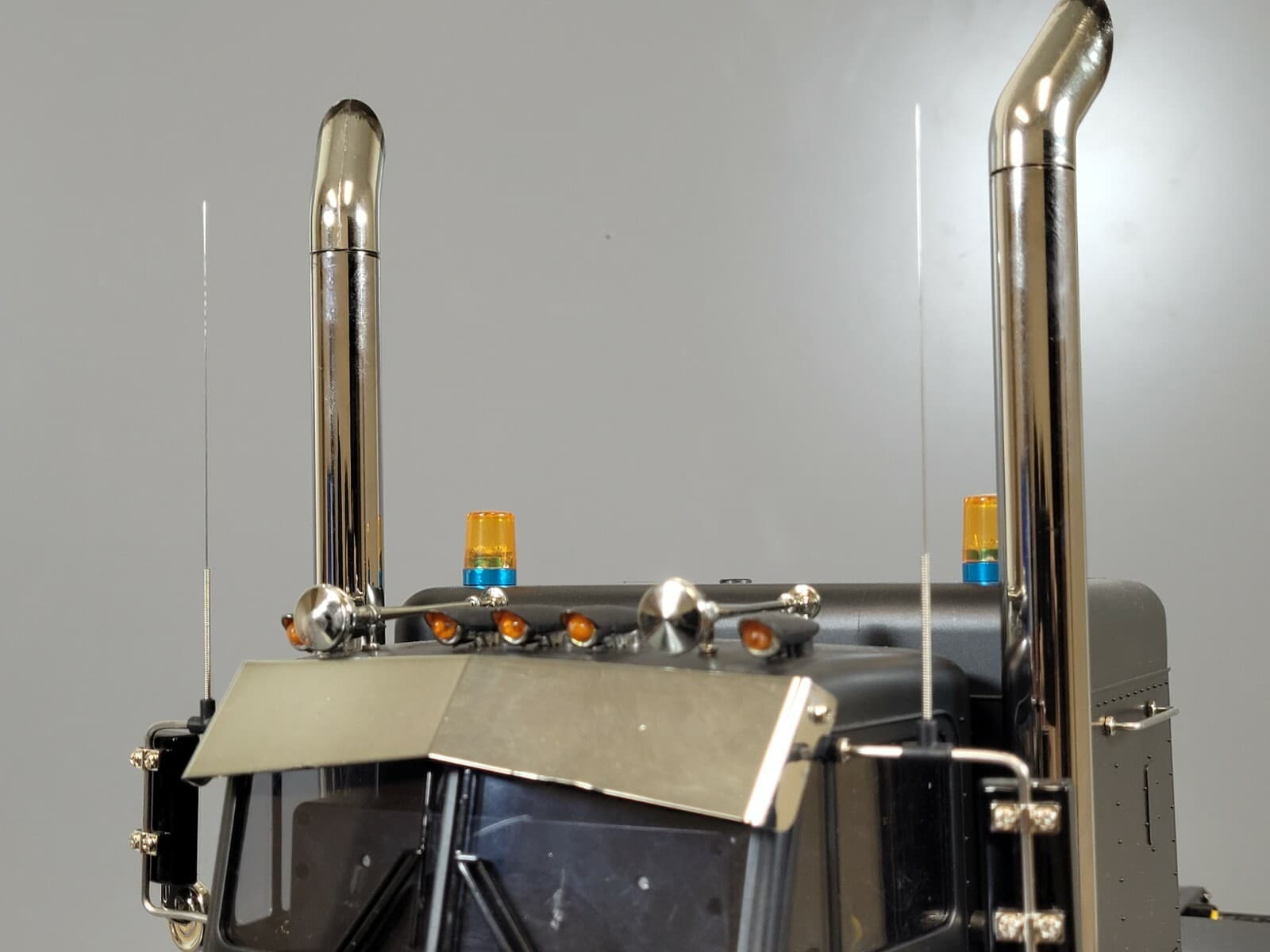 Tamiya R/C 1/14 Simulate CB Spring Antenna Mirror Mount King Grand Knight Hauler