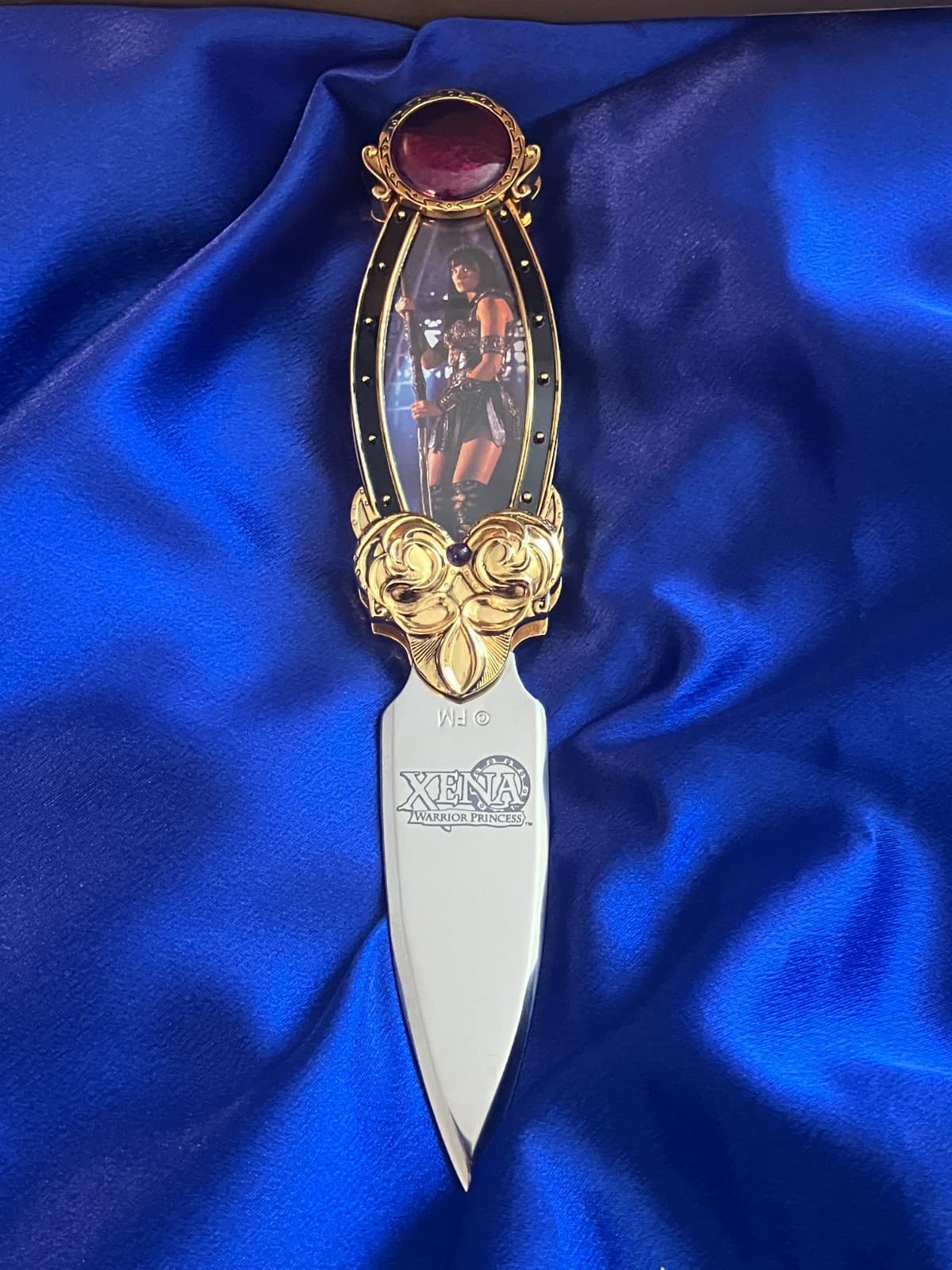 VERY RARE Xena Franklin Mint Knife Prop With BOX- Lucy Lawless & Renee O'Connor 2