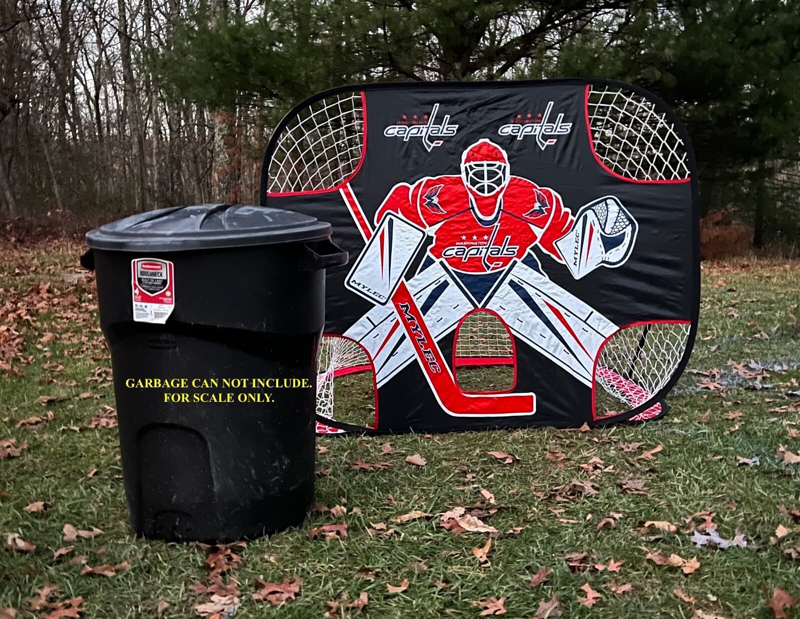54"x44" "Washington Capitals" All Purpose Pop Up Goal by Mylec Hockey, 2in1 5