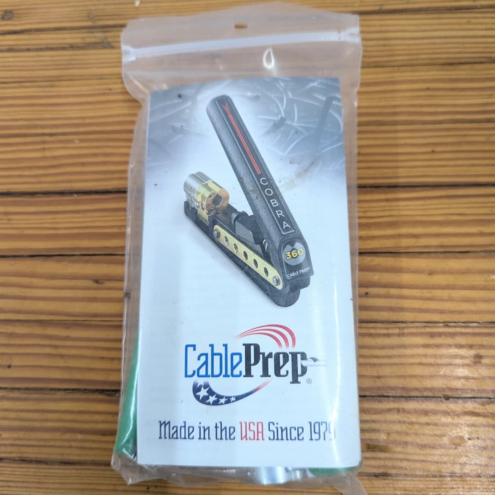 CablePrep COBRA 360 Fixed Coax Dual Compression Tool .710 Made In USA RCA 3