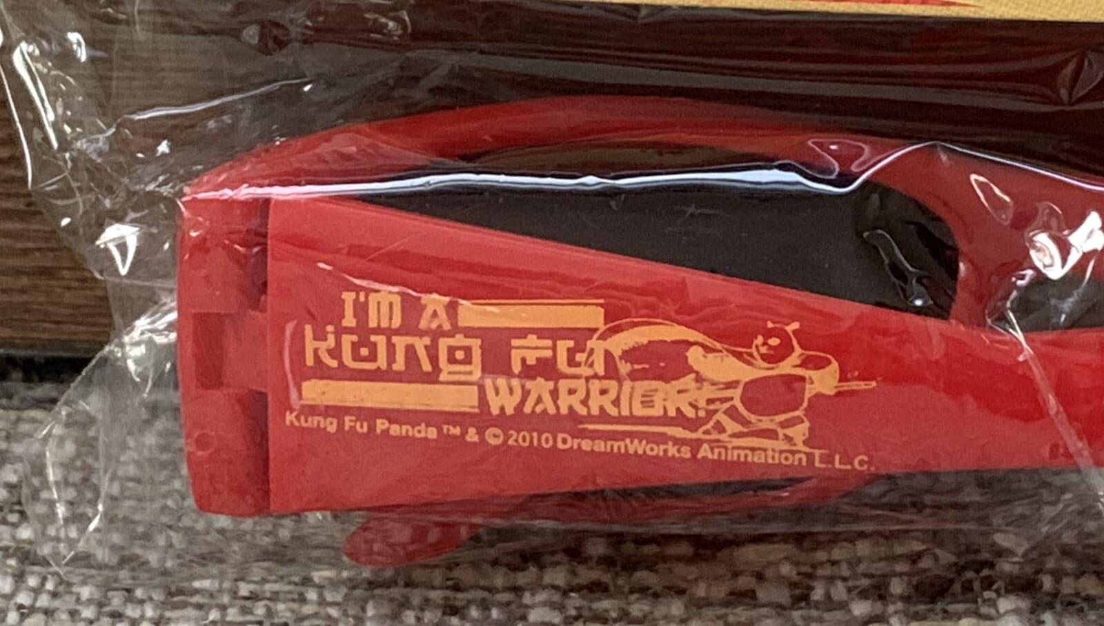 KUNG FU PANDA Dreamworks Movie Promo Kids Sunglasses JACK BLACK PO Red New 2010 4