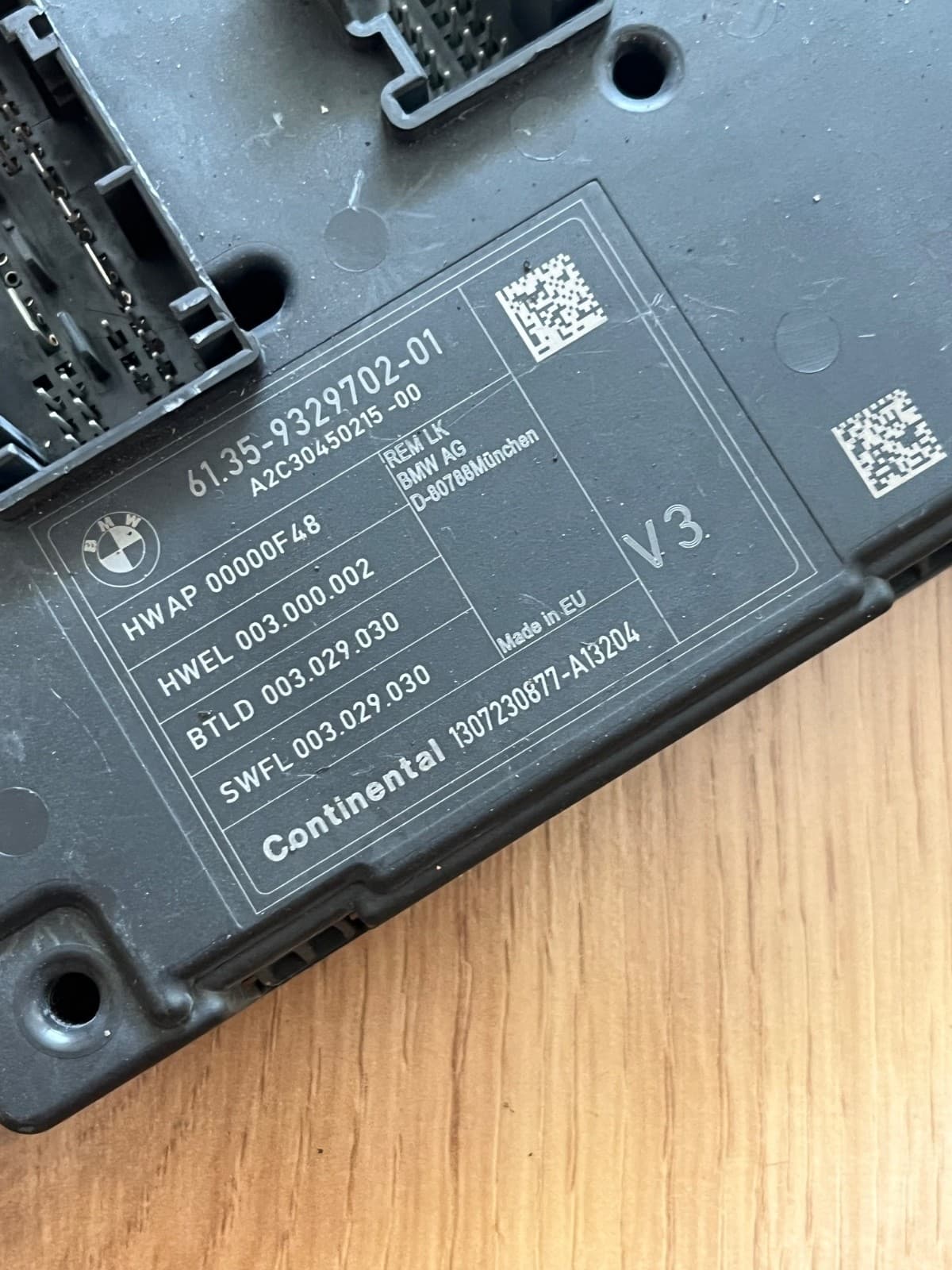 9329702 bmw body control module used module from bmw part number 61359329702 6