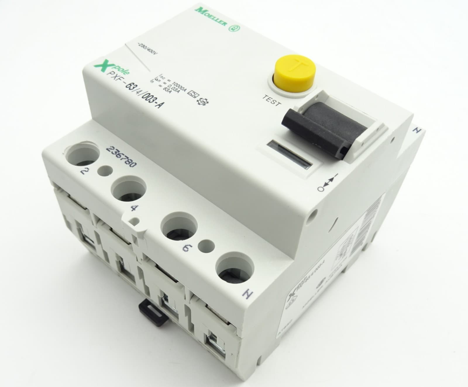 Klöckner Moeller PXF-63/4/003-A FI circuit breaker type A RF switch 63A 30mA 4p 3
