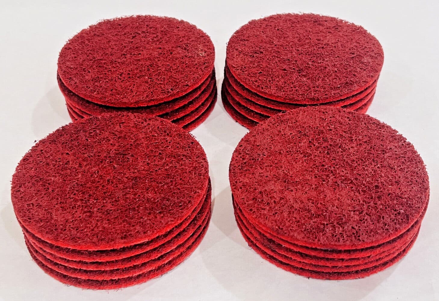 20 Scotch-Brite 4” Ceramic Precision Surface Conditioning Disc Hook Loop Medium