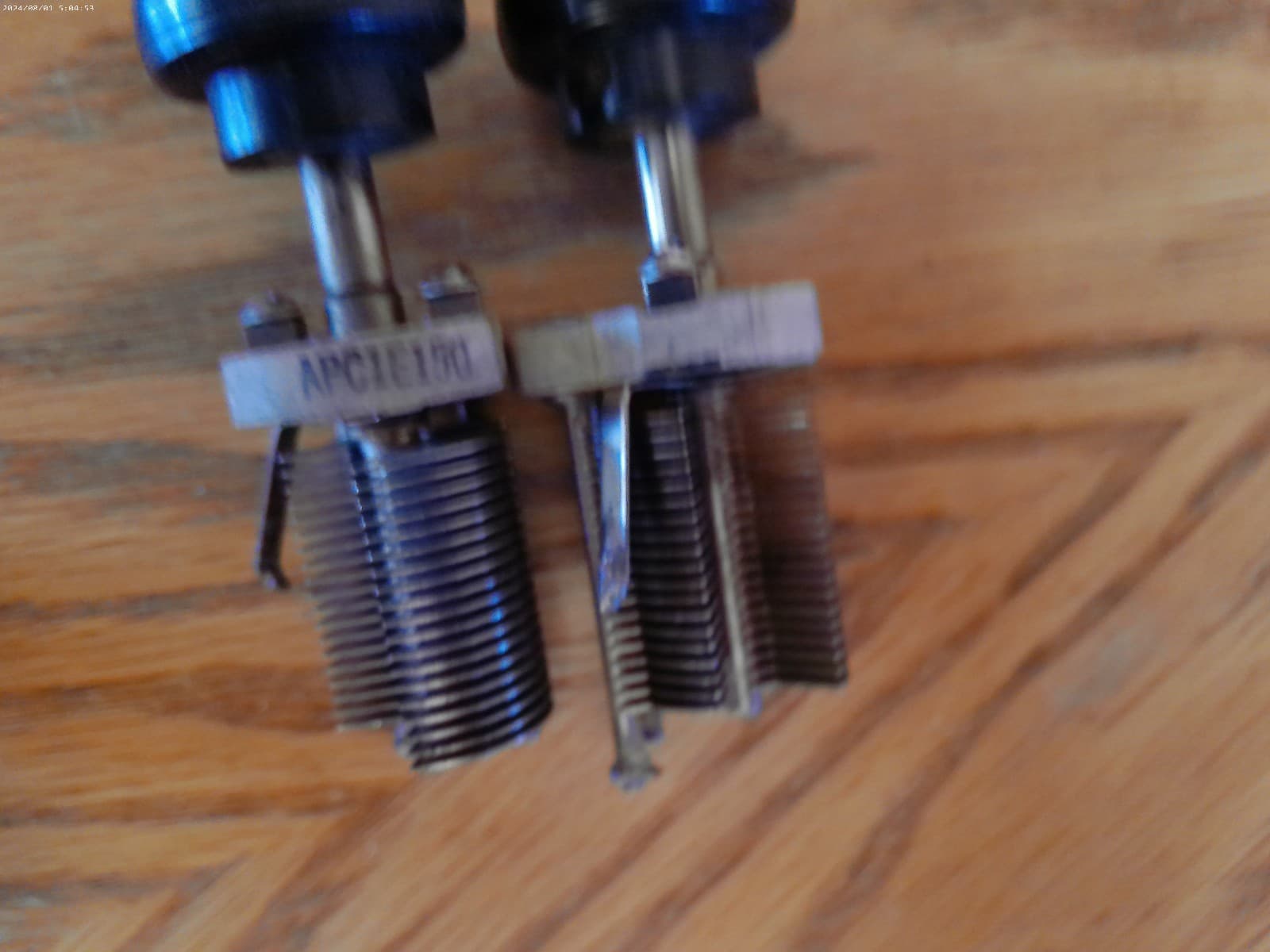 Pair of Used Variable Capacitors Tested Good 150pf