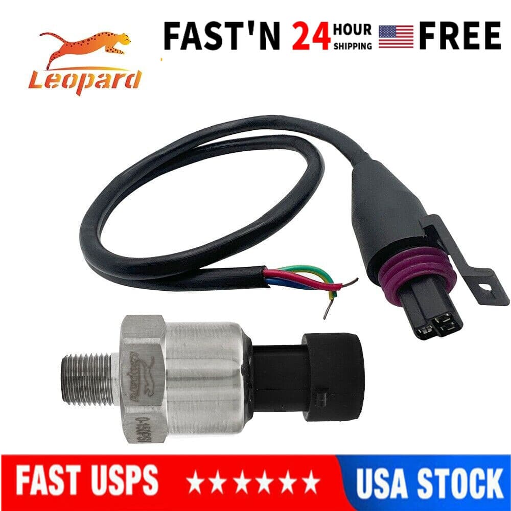 150Psi 1/8NPT Stainless Pressure Transducer Sender Sensor For Oil Air Fuel Gas