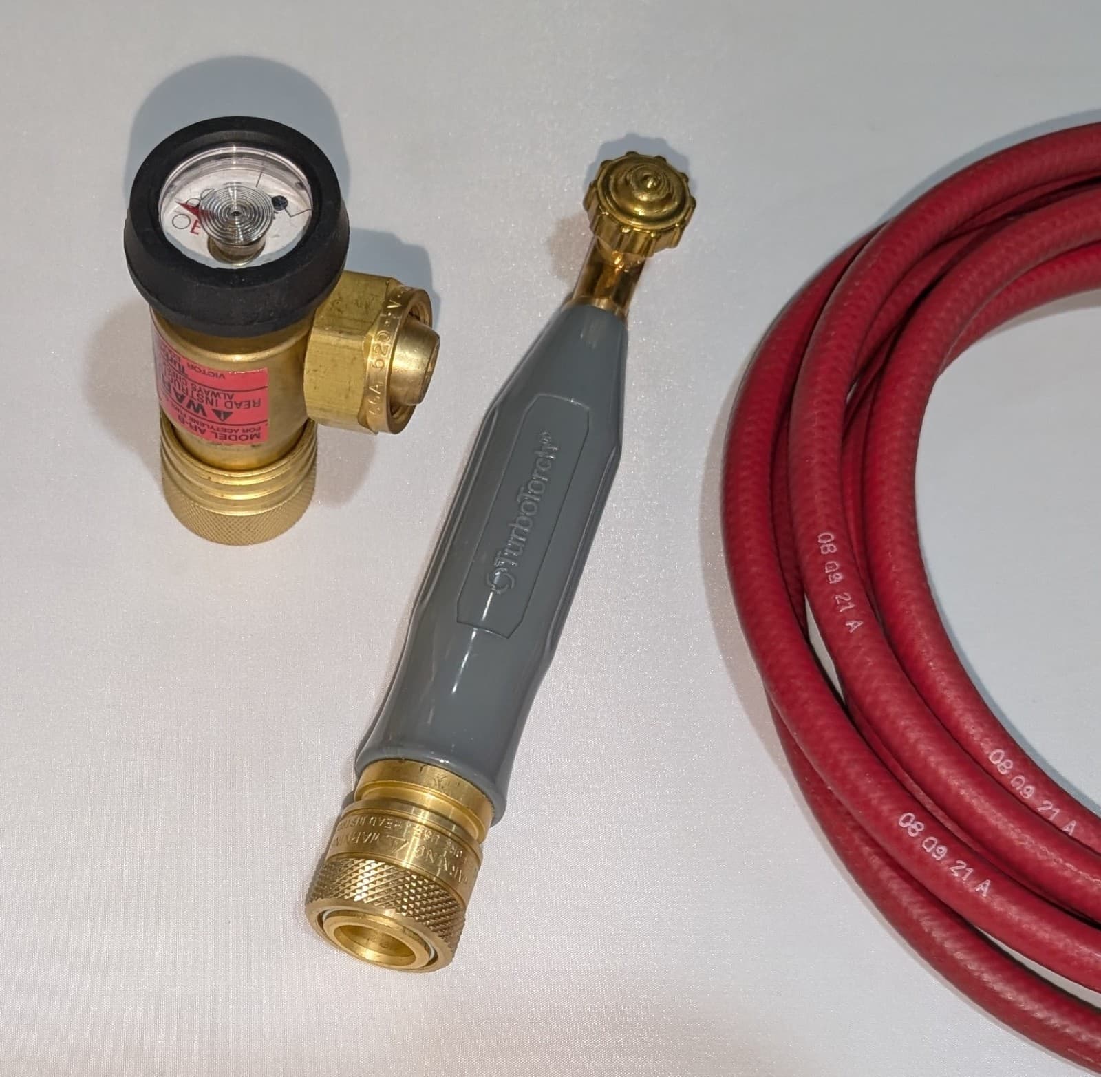 New Turbo Torch Extreme X-3B Air Acetylene Kit W/Hose, Regulator & Torch Handle 3