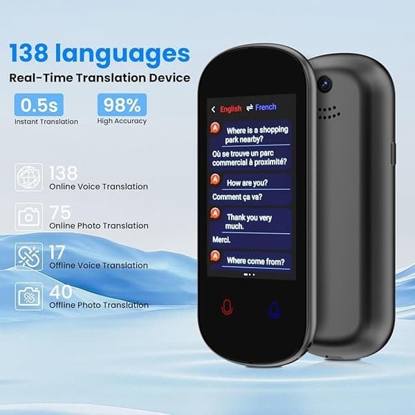 139 Language Translator Device Smart Two-Way Instant Ai Voice Photo Translation 5