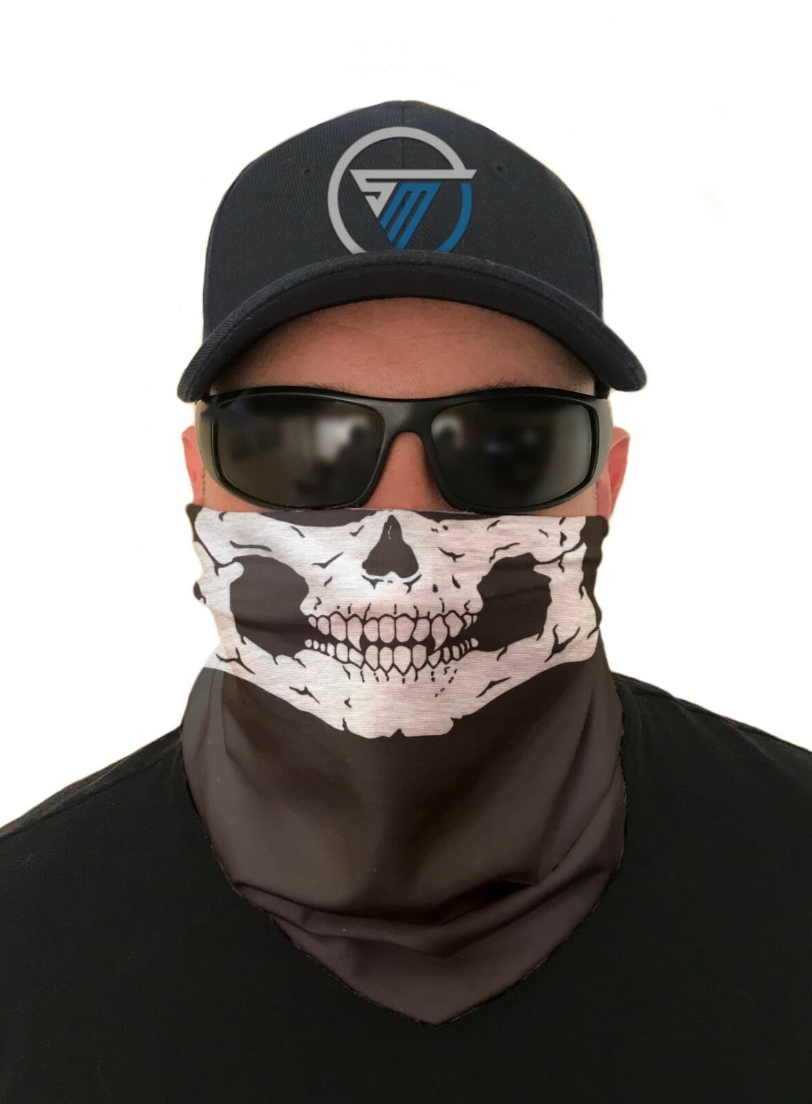 Skull Neck Gaiter Mask Face Fishing Scarf Sun Cover Headwear Balaclava Biker UPF