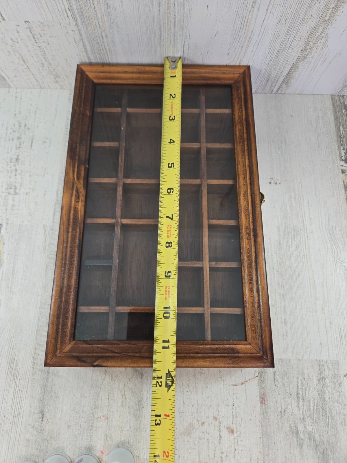 Vintage Thimbles & Wood Case Glass Door Lot of 25 Cities Tourist Attractions 5