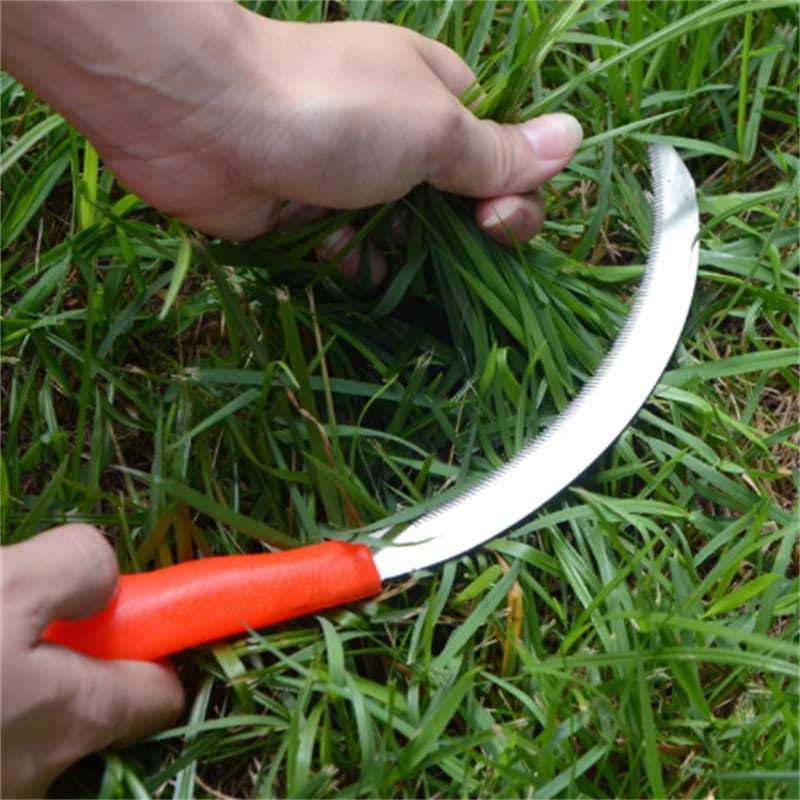 4PCS Alloy Serrated Mini Sickle Stainless Steel Grass Weed Cutting Weeding Tools 3