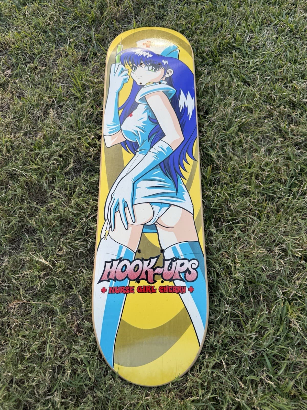 Vintage Hookups Skateboard Deck Nurse Cherry 2