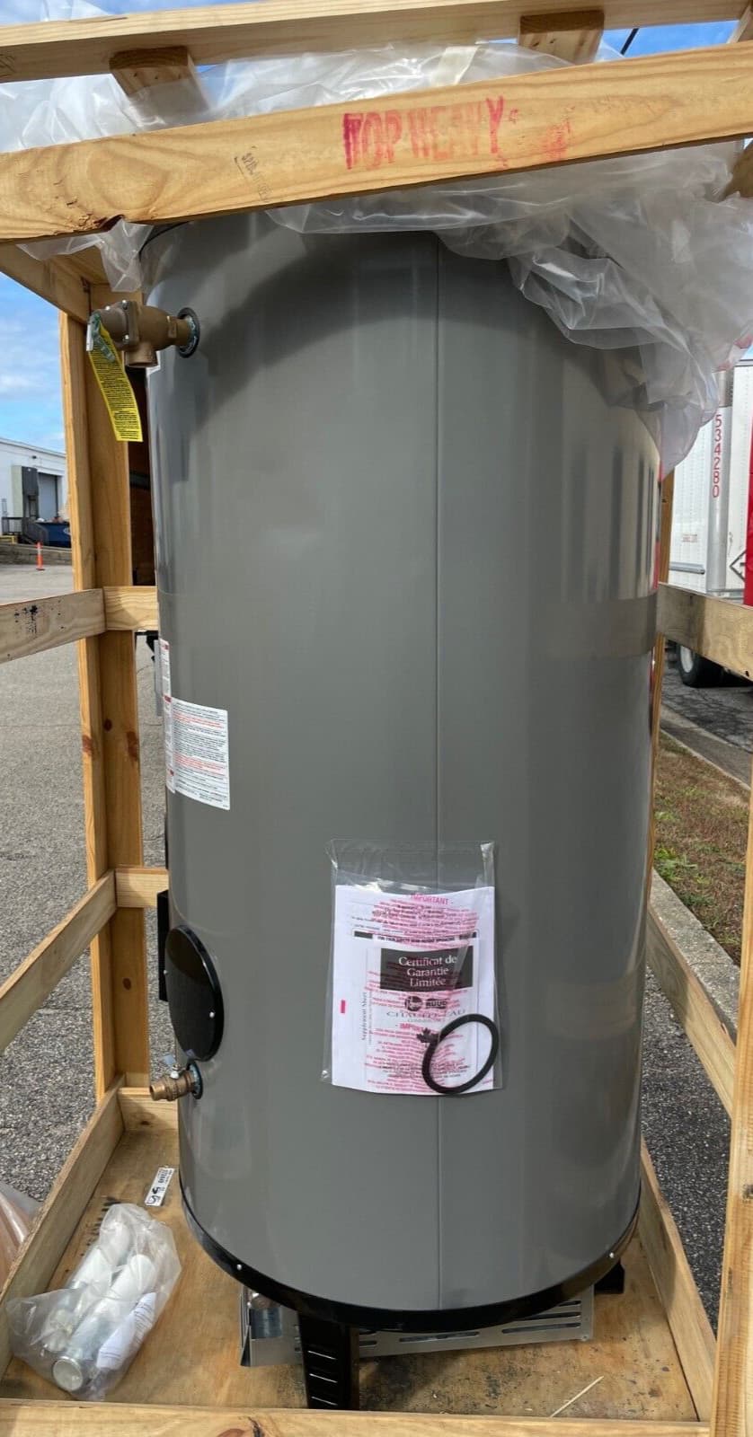 NEW Rheem Universal Heavy Duty Natural Gas Commercial Water Heater G100-400A-1 4