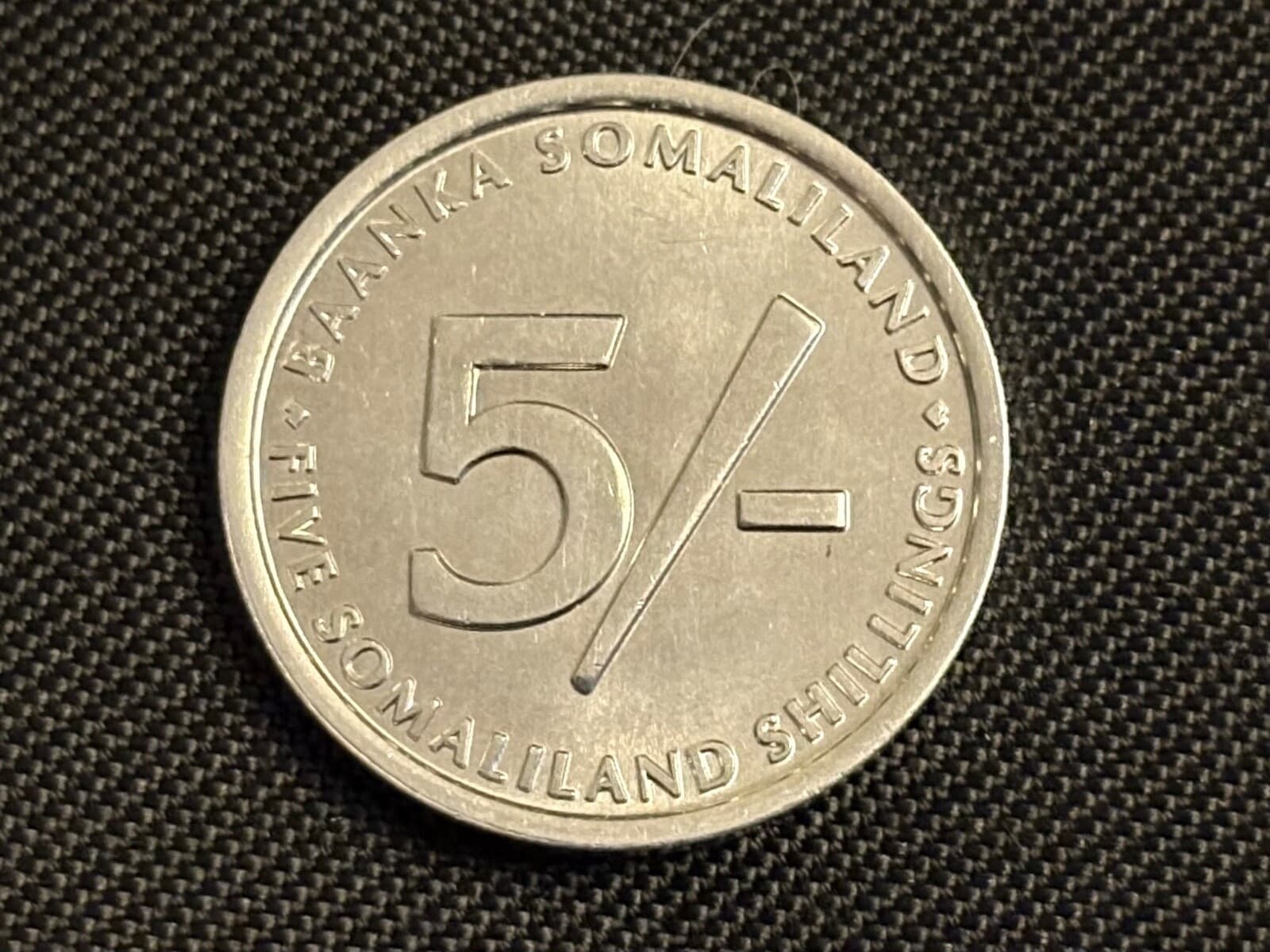 2005 Republic of Somaliland 5 Shillings Coin Elephant Baby Calf Animal Wildlife 2