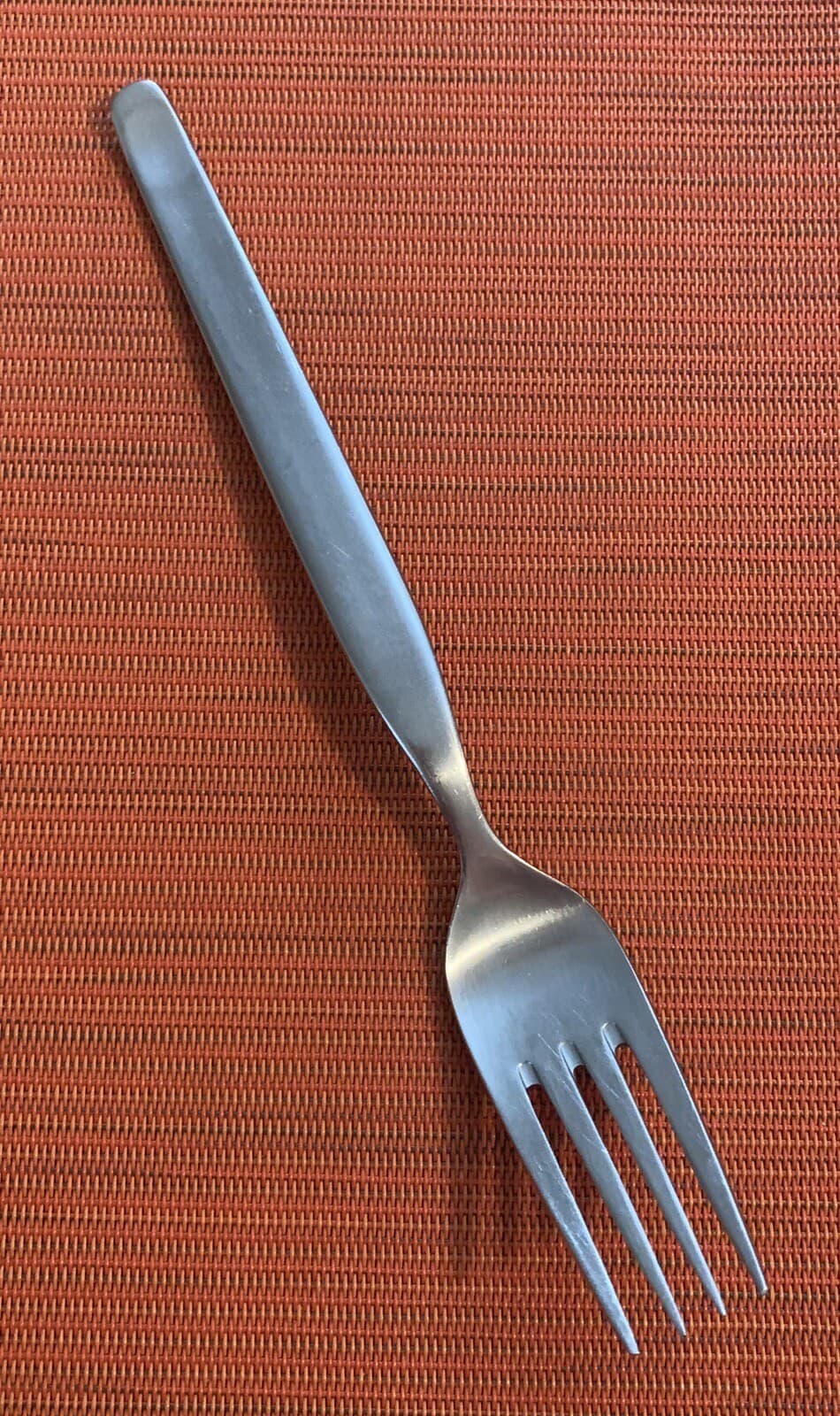 Vintage C Hugo Pott LINDEN Satin 2720 Germany Stainless 18/8 DINNER FORK 7-1/2” 3