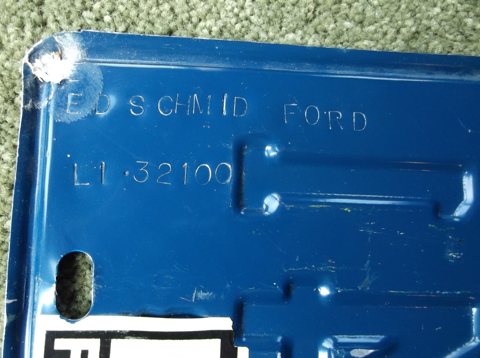 ✈✈✈🗽🗽🗽   Michigan  1967  License Plate   FORD 2