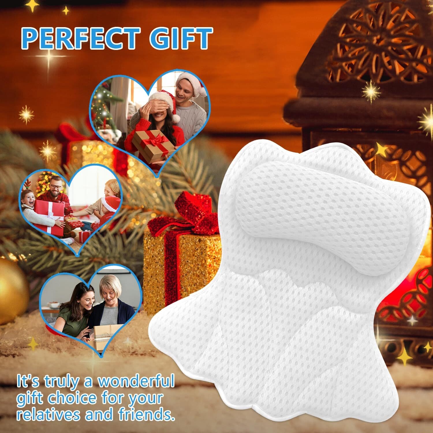 Almohada de baño Almohada de bañera, Almohadas de baño de lujo para bañera.neuvo 4