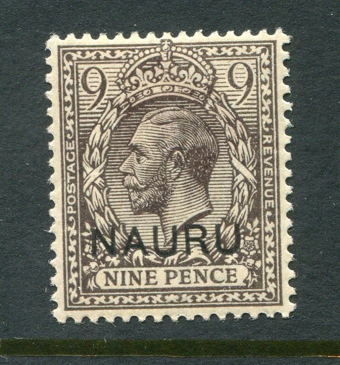 Nauru #11 George V Overprint 6 P. [Mint Hinged]