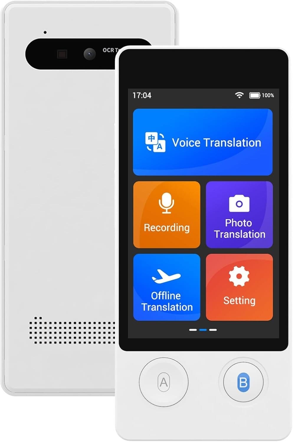 Language Translator No WiFi Needed Two-Way Real Time Voice Translation 144 Langs